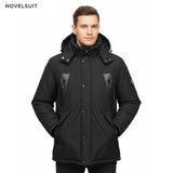 OEM Men's Winter Coat Warm Parka Jacket with Removable Hood