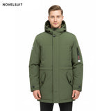 OEM Winter Men  Parka Long Hooded Padded Puffer Jacket