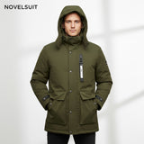 OEM Winter Men  Parka Long Hooded Padded Puffer Jacket