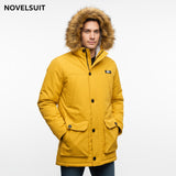 OEM Men's Winter Coats Thicken Parkas Hood Long Padded Puffer Jacket