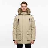 OEM Men's Winter Coats Thicken Parkas Hood Long Padded Puffer Jacket