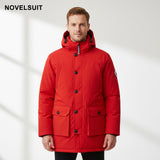 OEM Men's Winter Coats Thicken Parkas Hood Long Padded Puffer Jacket
