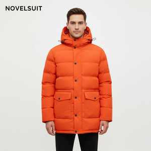 OEM Mens Winter Hooded Puffer Jacket