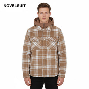 OEM Mens Winter Flannel Plaid Jackets