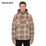 OEM Mens Winter Flannel Plaid Jackets