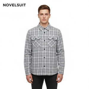 OEM Mens Winter Flannel Plaid Jackets