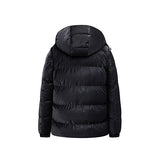 OEM Waterproof Winter Coat Thickened Shiny Hooded Custom Puffer Jacket Men