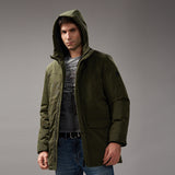 OEM Winter Men  Parka Long Hooded Padded Puffer Jacket