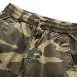 ODM Mens Cargo Pants Casual Lightweight Elastic Waist Drawstring Tapered Pant with Pockets