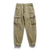 ODM Men's Casual Pants Drawstring Sweat Jogging Cargo with Pockets Joggers Pants