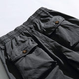 ODM Men's Baggy Cargo Pants Trendy Casual Parachute Pant Loose Fit Harem Joggers with Pockets