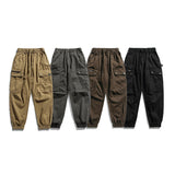 ODM Men's Baggy Cargo Pants Trendy Casual  Loose Fit Harem Joggers