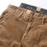 ODM Men's Slim Stretchy Casual Corduroy Pant