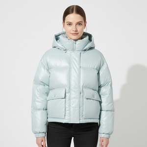ODM Padded Women Winter Cropped Puffer Jacket