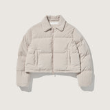 ODM Women's Winter  Puffer Jackets Thick Warm Corduroy Crop Coats