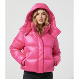 ODM Fashion Casual Female Ladies Down Jackets Bubble Women's Jacket and Shinny Puffer Winter Coat for Women OEM Serviced