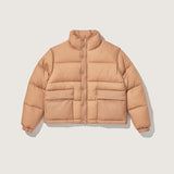 ODM Cropped Puffer Jacket Women Light Breathable Weight Breathable Slim Fit Quilted Puffer Short Jacket