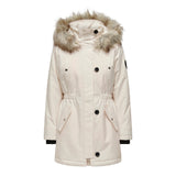 ODM Women's Thickened Long Puffer Jacke Winter Coat Fur Hood
