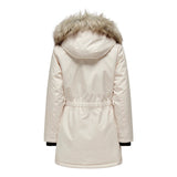 ODM Women's Thickened Long Puffer Jacke Winter Coat Fur Hood