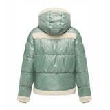 ODM Winter Fashion Ladies Puff Jackets Lamb Wool Fleece Warm Fur Women'S Coat